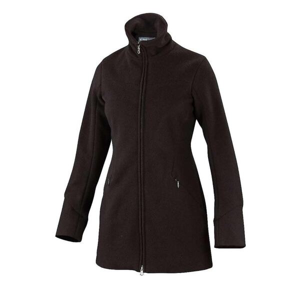 Merino Wool IBEX Lexie Full Zip Coat Winter Wool Wear Medium /Large - Picture 2 of 13